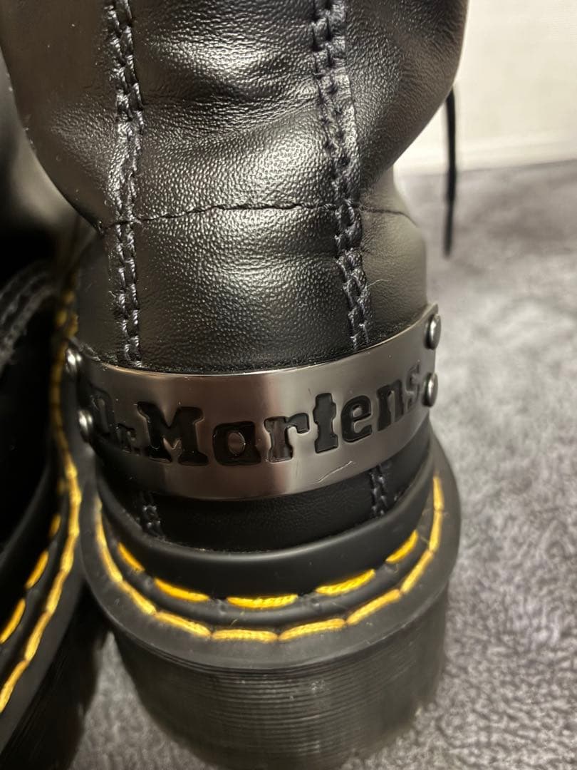 【レザー用ワックス付き】Dr. Martens ブーツ ブラック UK7