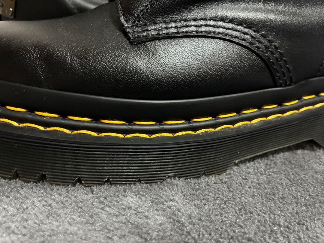 【レザー用ワックス付き】Dr. Martens ブーツ ブラック UK7