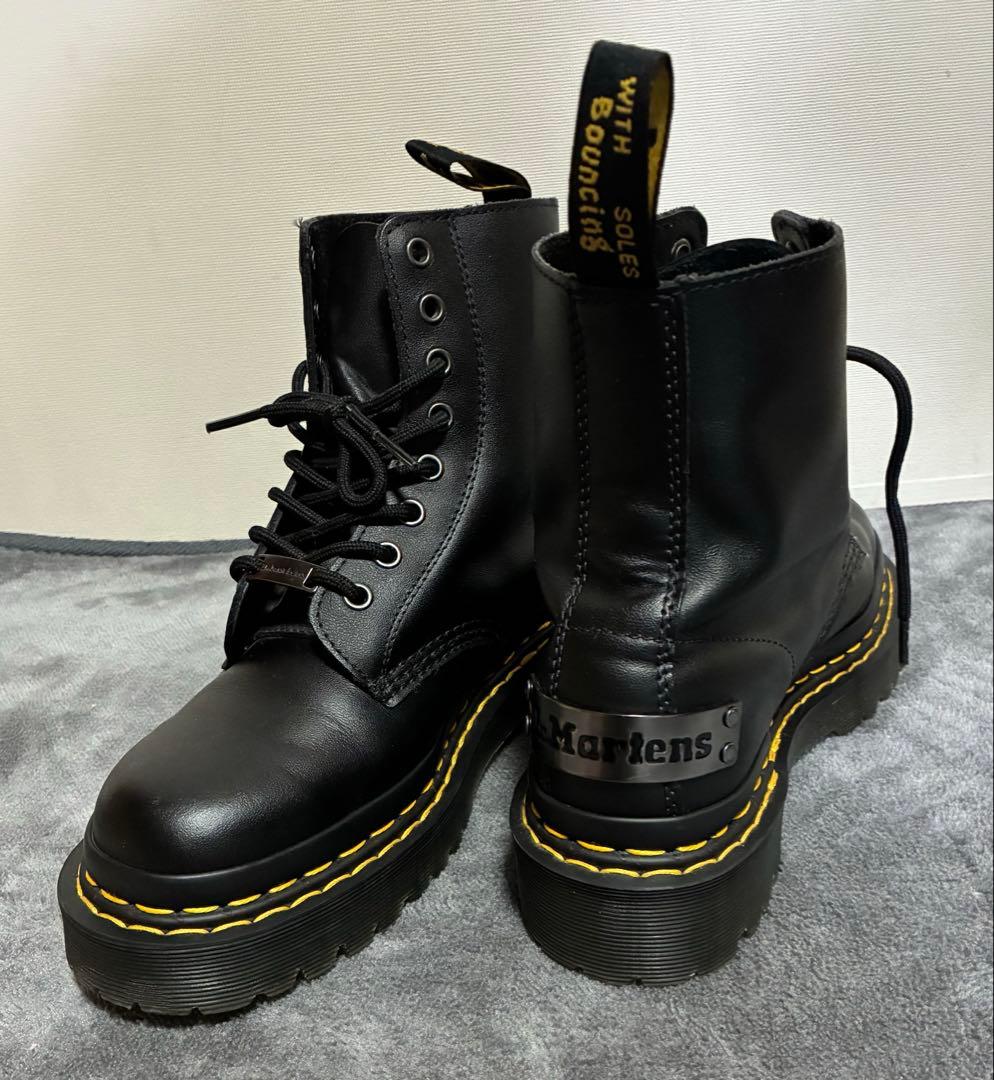 【レザー用ワックス付き】Dr. Martens ブーツ ブラック UK7