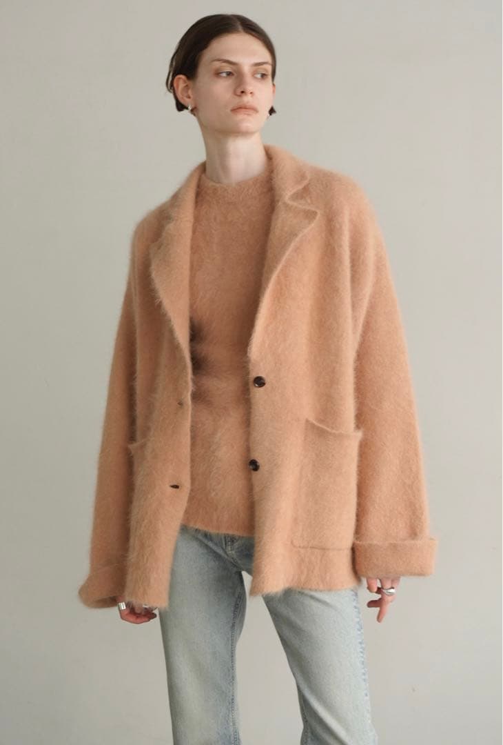 ジャケット・アウター CLANE ANGOLA TAILORED KNIT JACKET