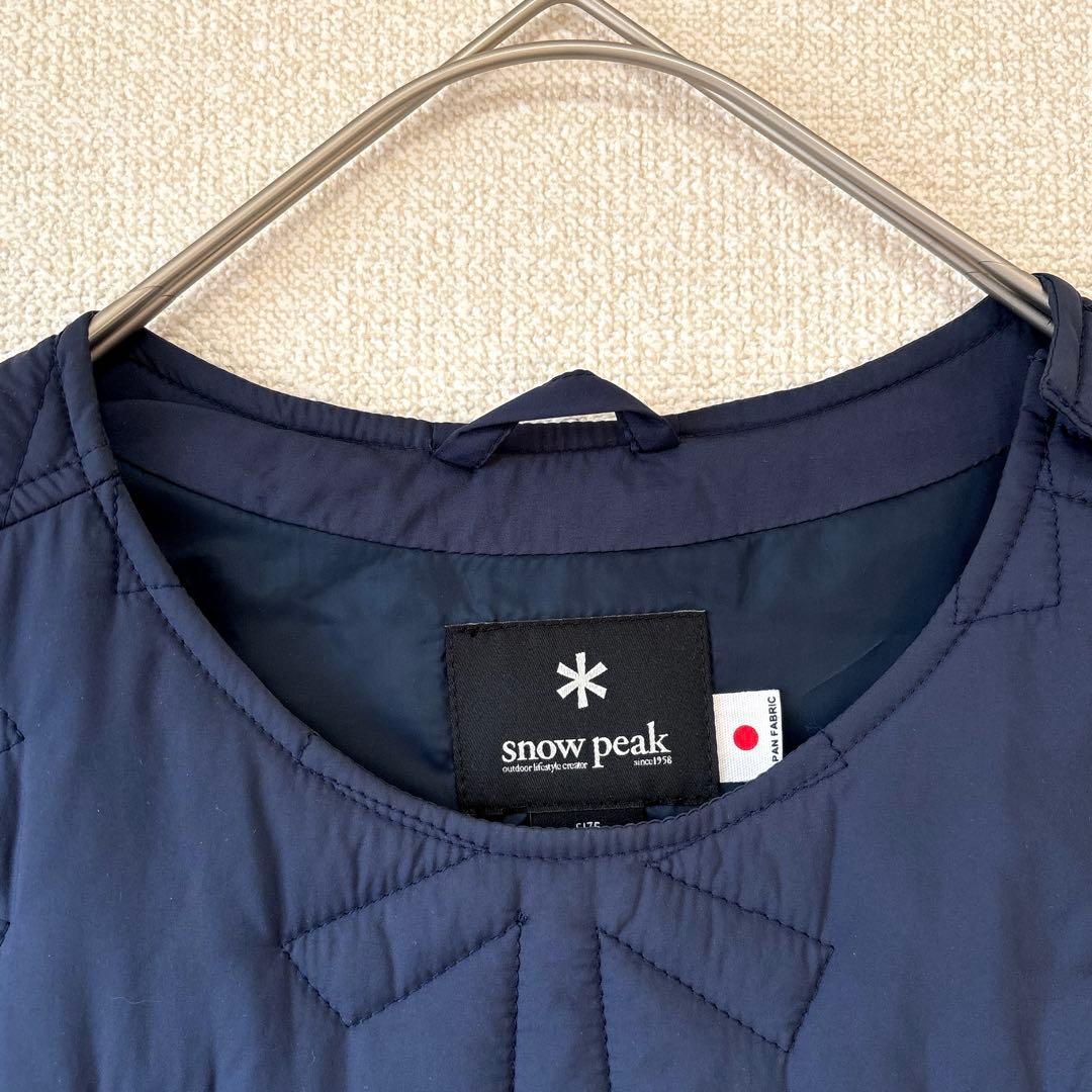 キルティング✨スノーピーク ナイロン ベスト アスタリスク ネイビー 2 M〜L