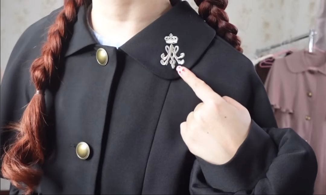 ケープコート　青木美沙子　NINA'S しまみさ　ロングコート　コート　3L