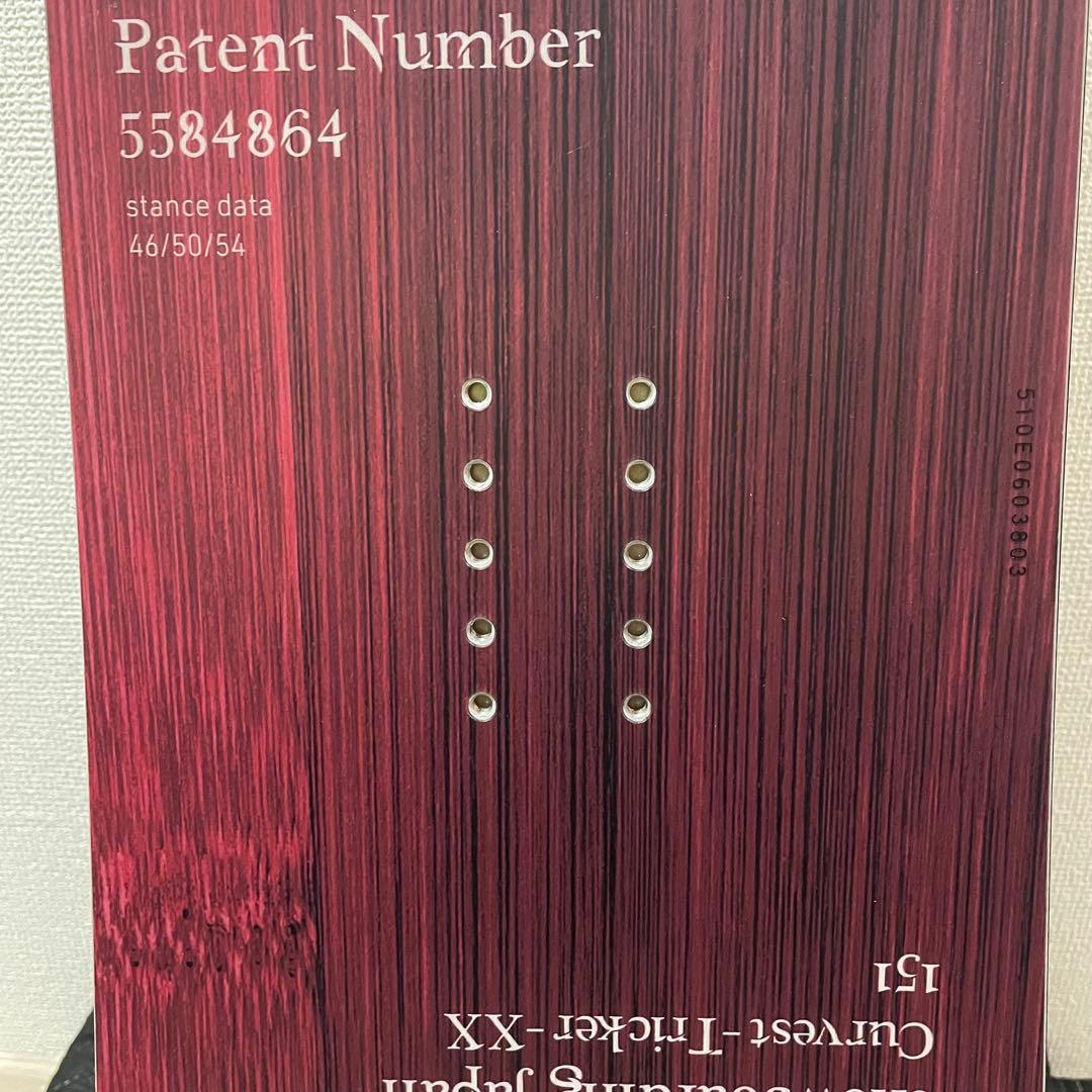 noah スノーボード Curvest-Tricker-XX 151 美品