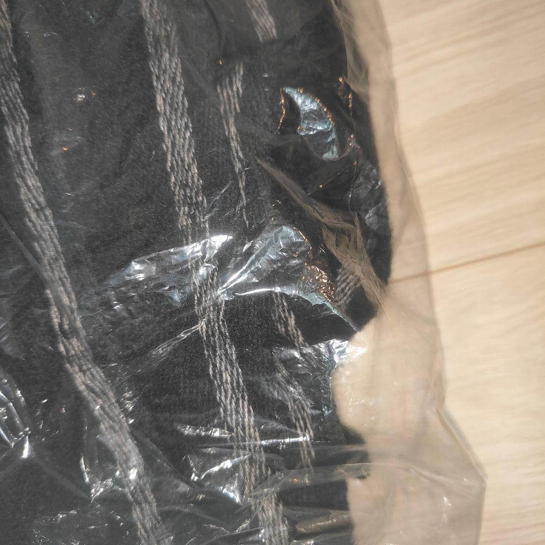 CTHY YAK WOOL FRINGE STOLE ヤクウールストールブラック