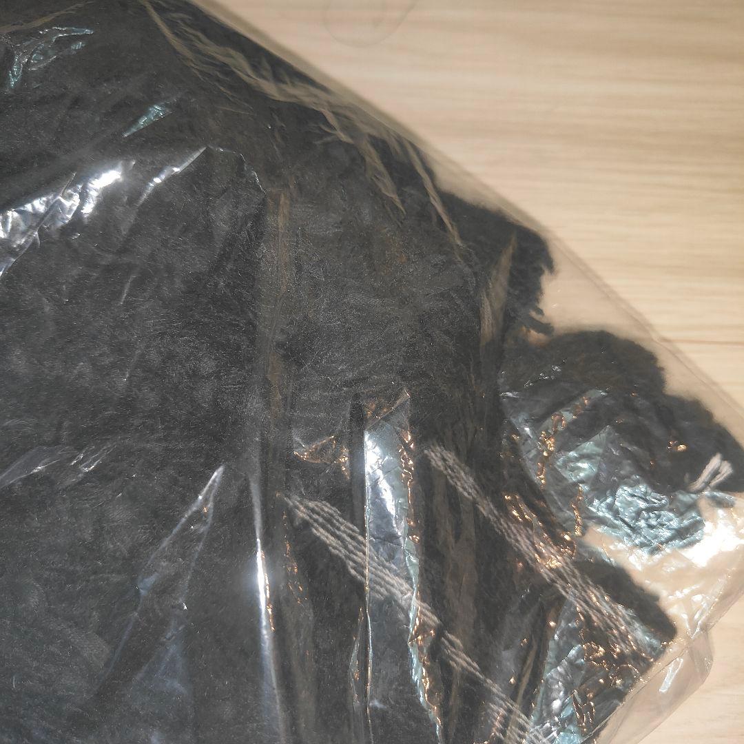 CTHY YAK WOOL FRINGE STOLE ヤクウールストールブラック