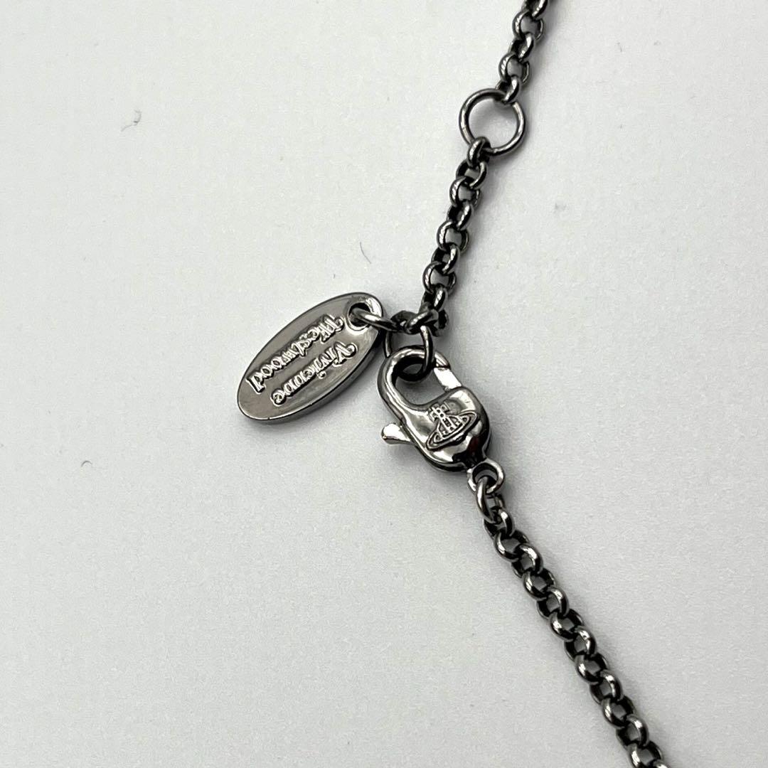 美品✨vivienne westwood ネックレス ラインストーン　シルバー