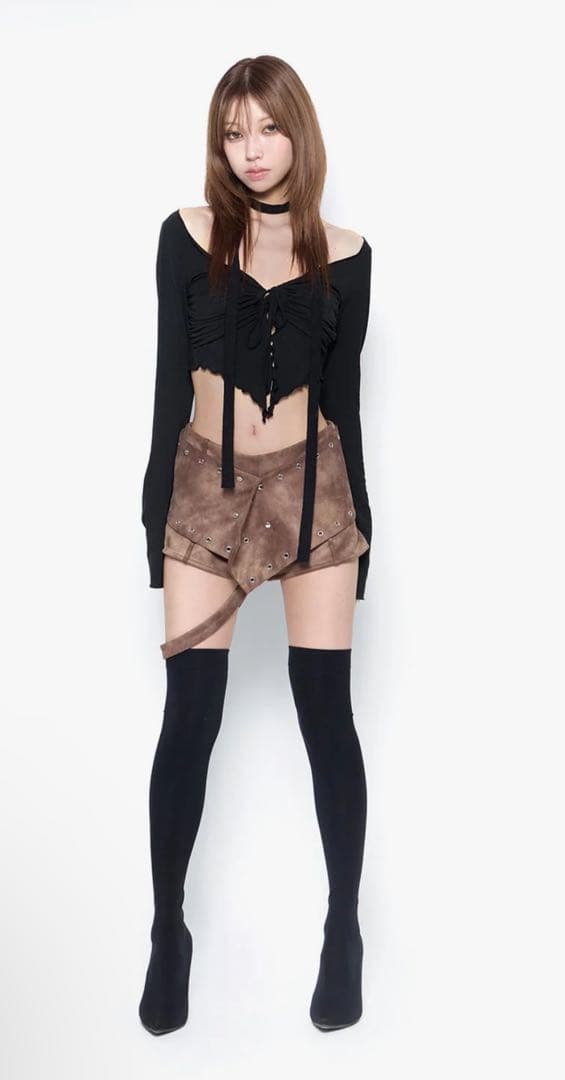 S cow short pants ブラウン