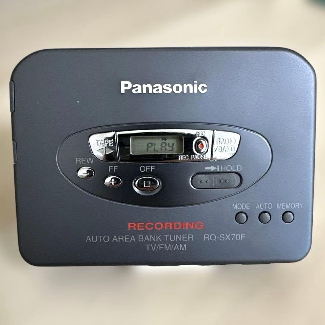 【極美品DE可動品】Panasonic カセットプレーヤー RQ-SX70F