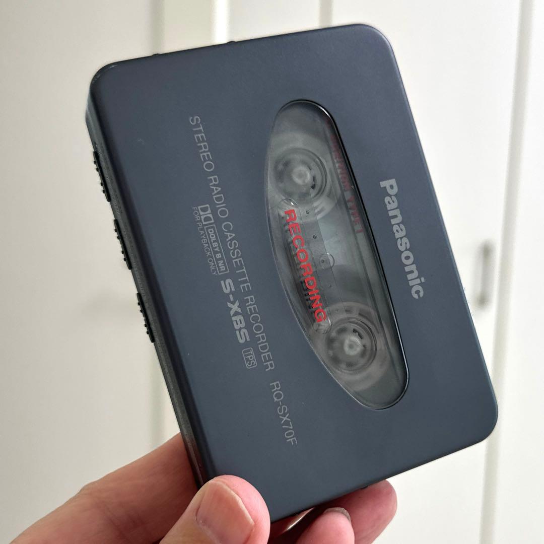 【極美品DE可動品】Panasonic カセットプレーヤー RQ-SX70F