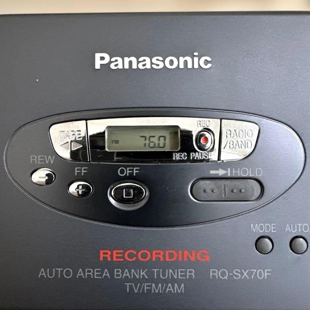 【極美品DE可動品】Panasonic カセットプレーヤー RQ-SX70F