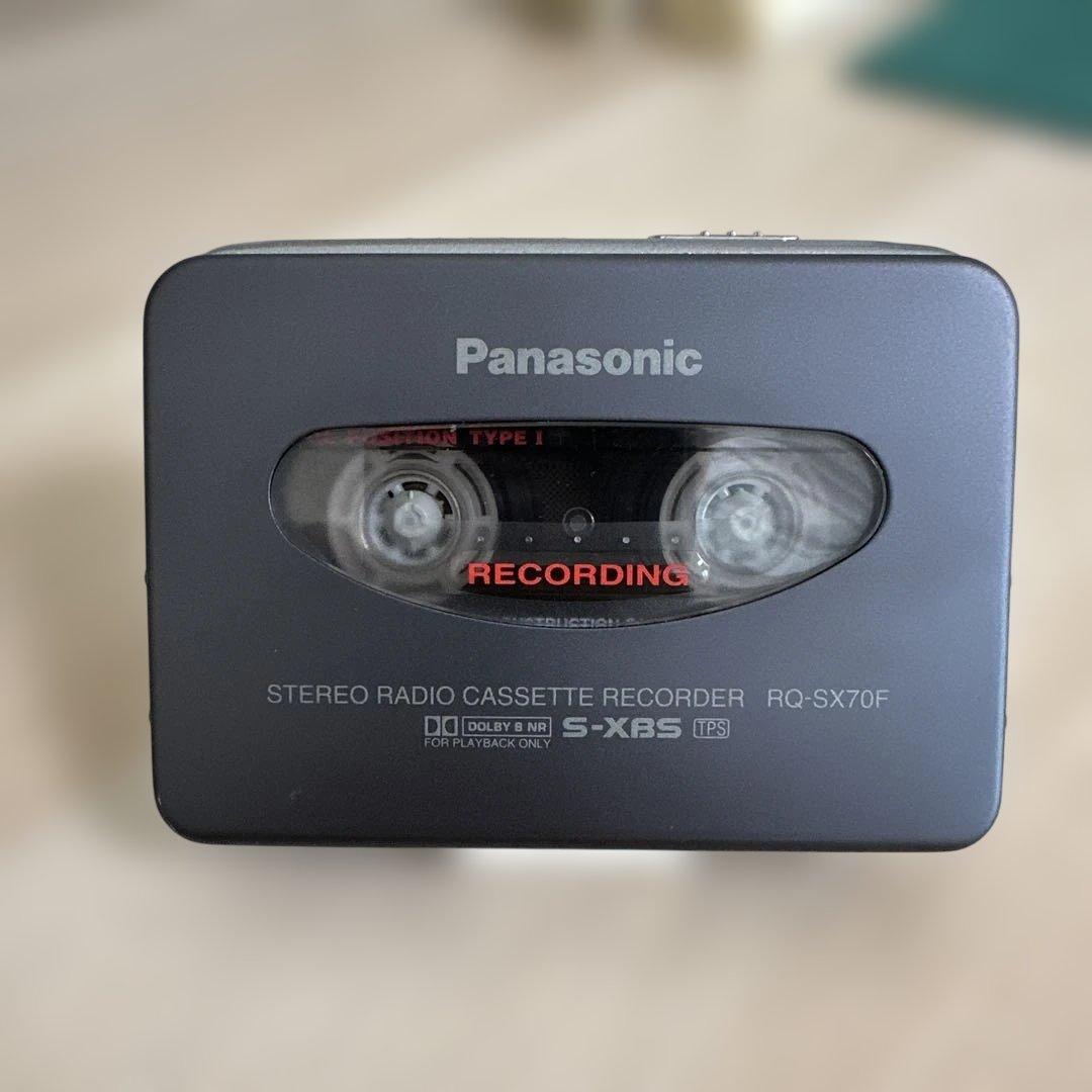 【極美品DE可動品】Panasonic カセットプレーヤー RQ-SX70F