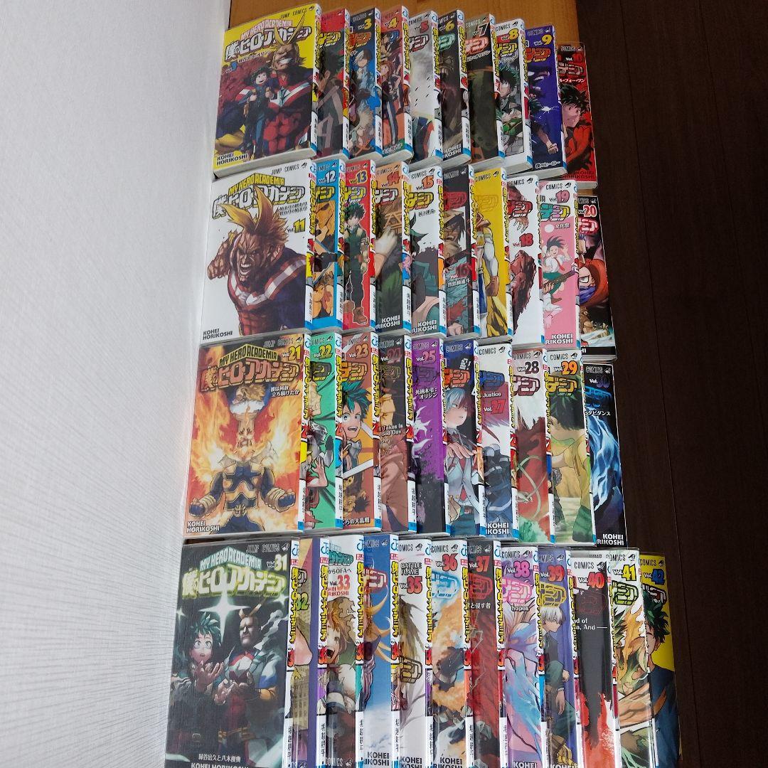 僕のヒーローアカデミア　全巻セット (1〜42巻)　クリアブックカバー付おまけ付