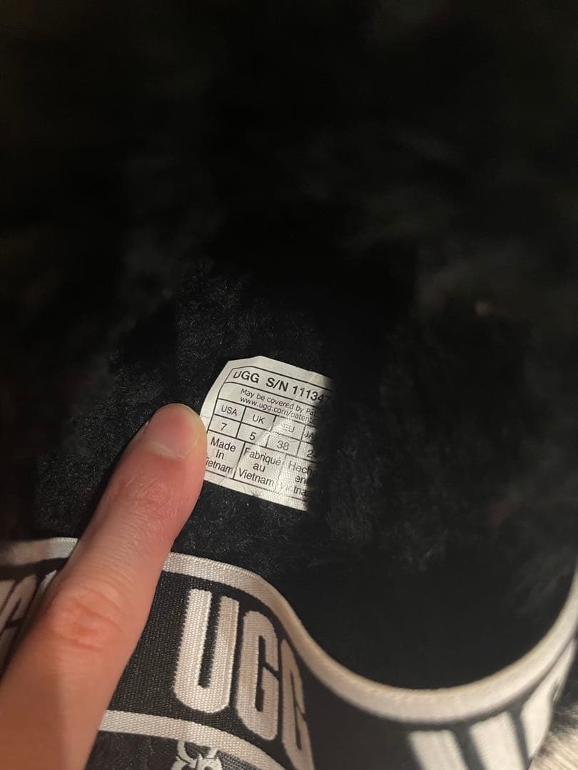 UGG ムートンサンダル サボ 厚底