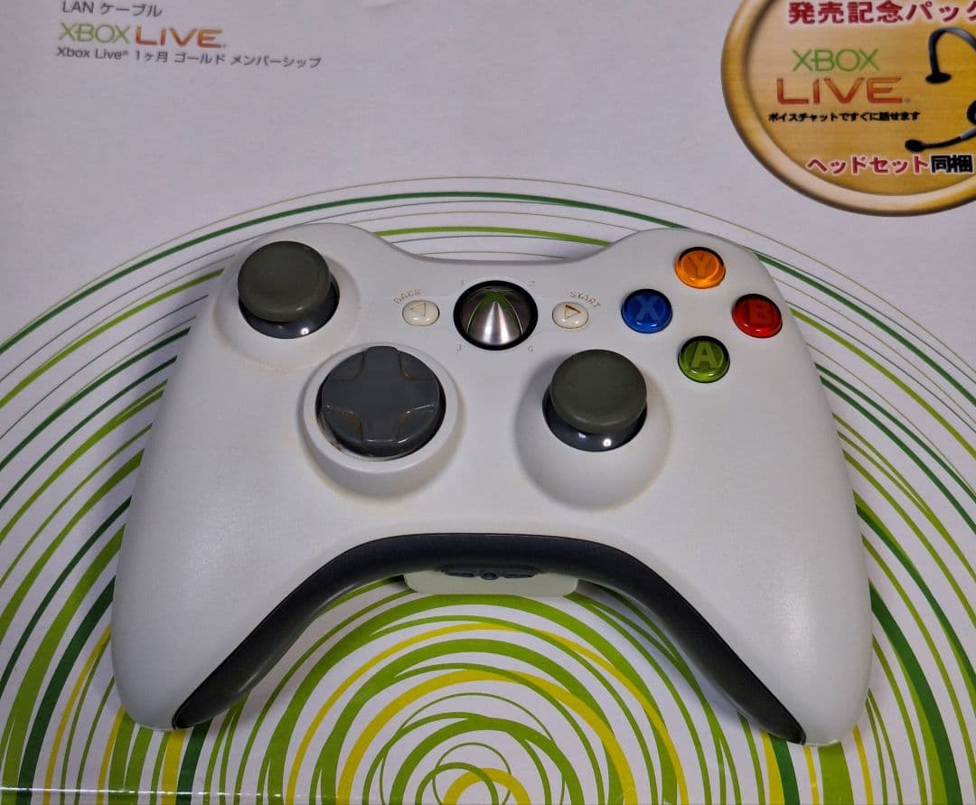 ★X-BOX 360 本体(未使用に近い)&付属品（使用有り）