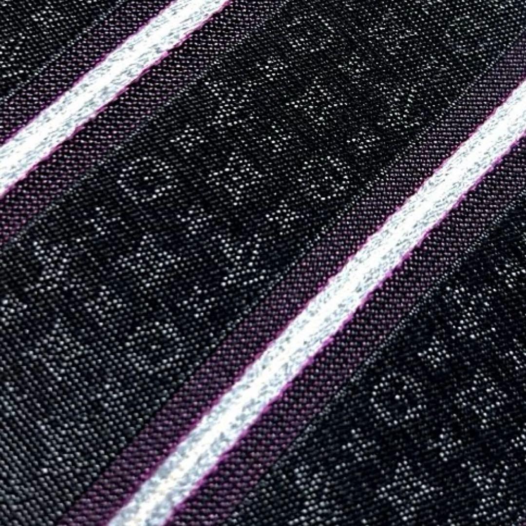 未使用級　世界最高峰ルイヴィトン モノグラム　ストライプ　ネクタイ