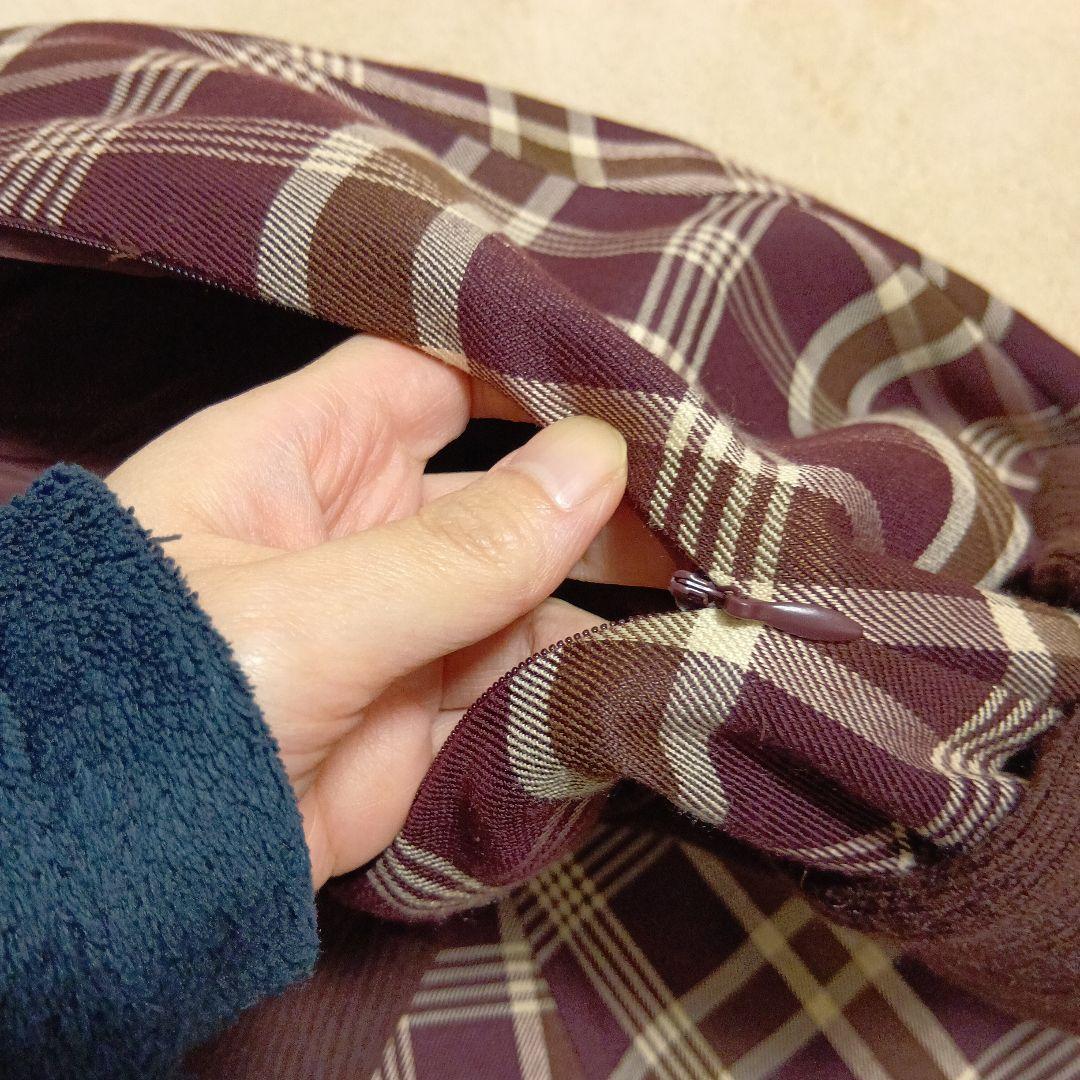 ロゼミューズ✩checkered knit docking onepiece