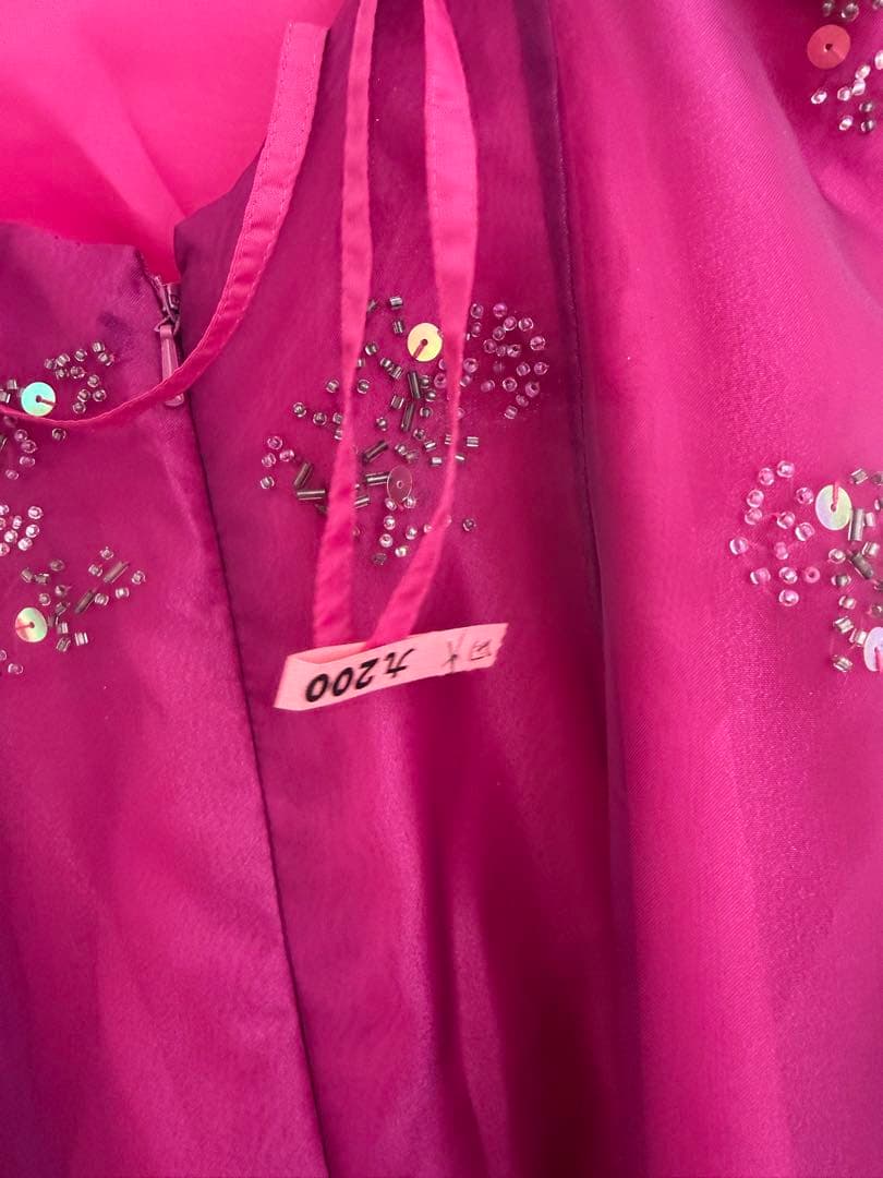 【極美品】Aライン　カラー　ドレス　発表会 演奏会 パーティ