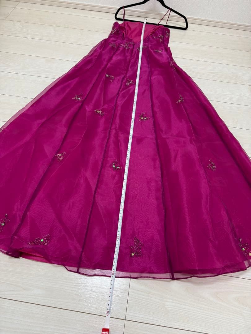 【極美品】Aライン　カラー　ドレス　発表会 演奏会 パーティ