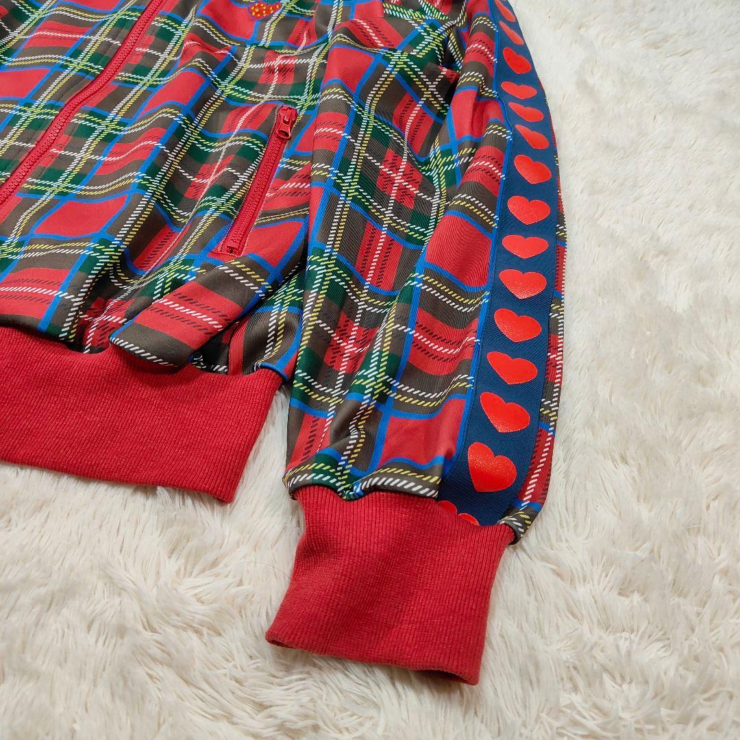 美品✨HEIHEI トラックジャケット 赤 ハート いちご フリーサイズ