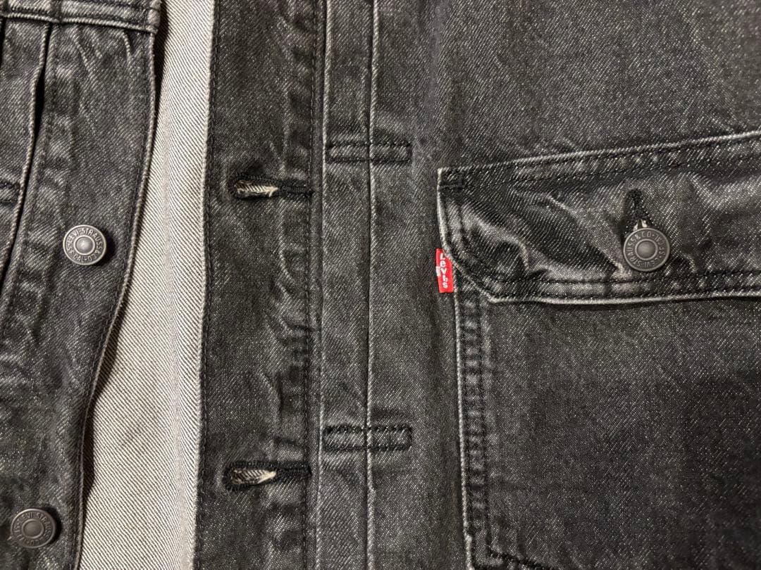 【着用数回】Levi’s 2nd デニムジャケットRELAXED (XL)黒
