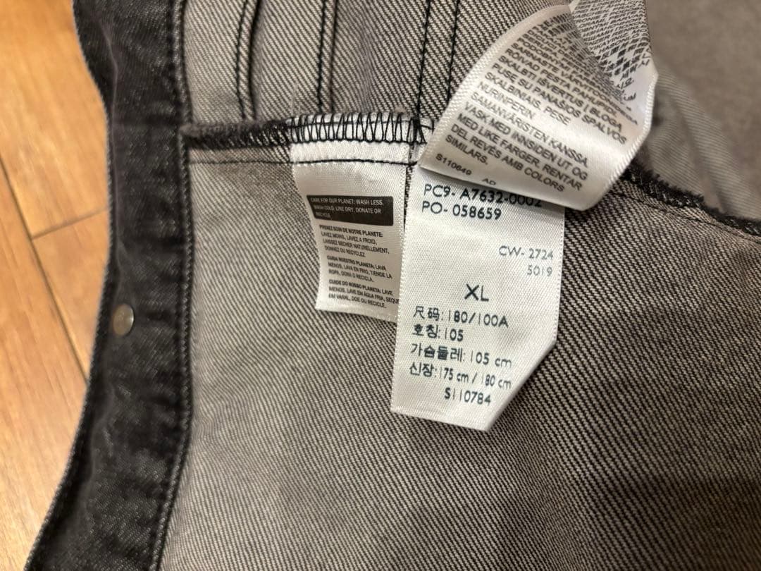 【着用数回】Levi’s 2nd デニムジャケットRELAXED (XL)黒