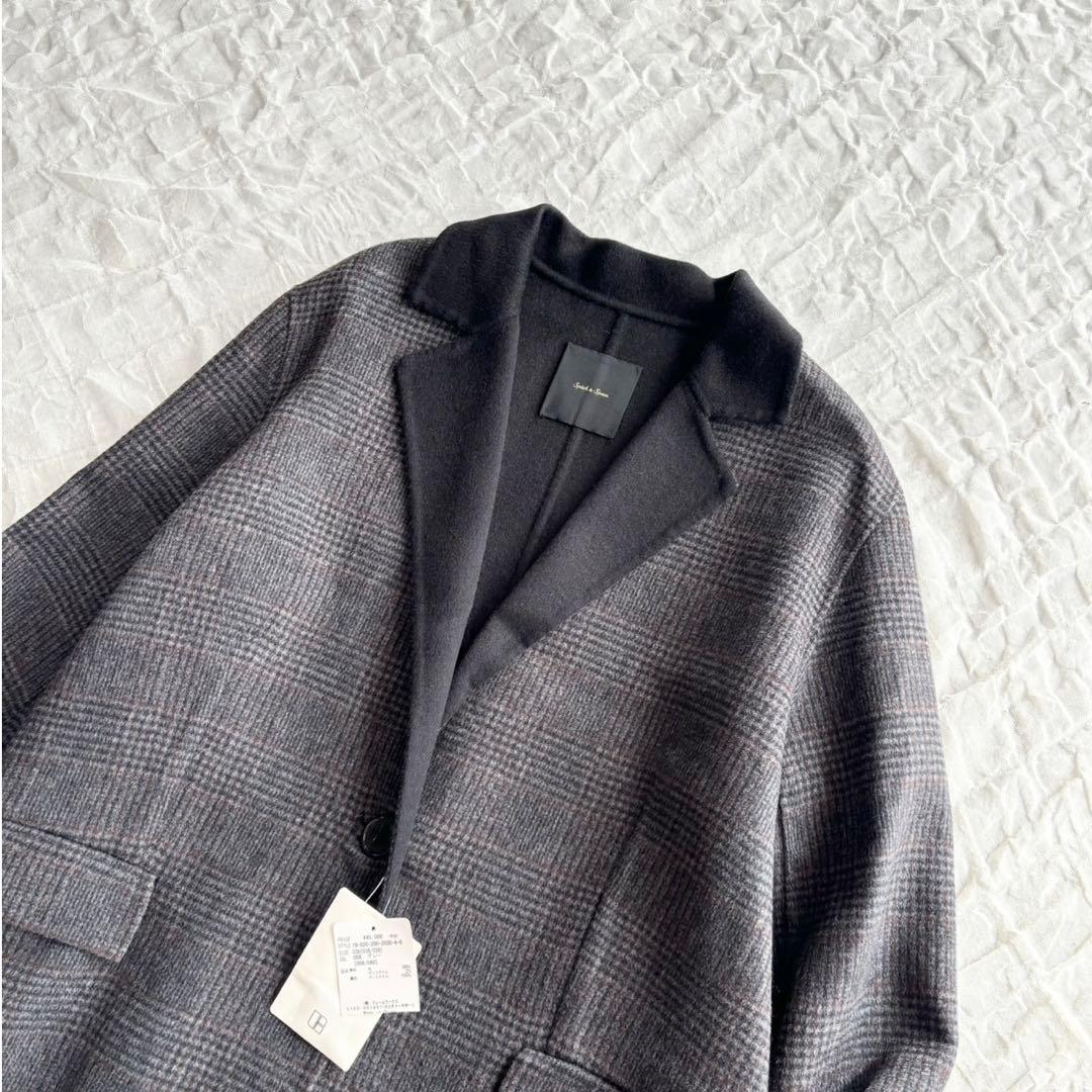 【新品未使用タグ付】 スピックアンドスパン ロングコート チェスターコート