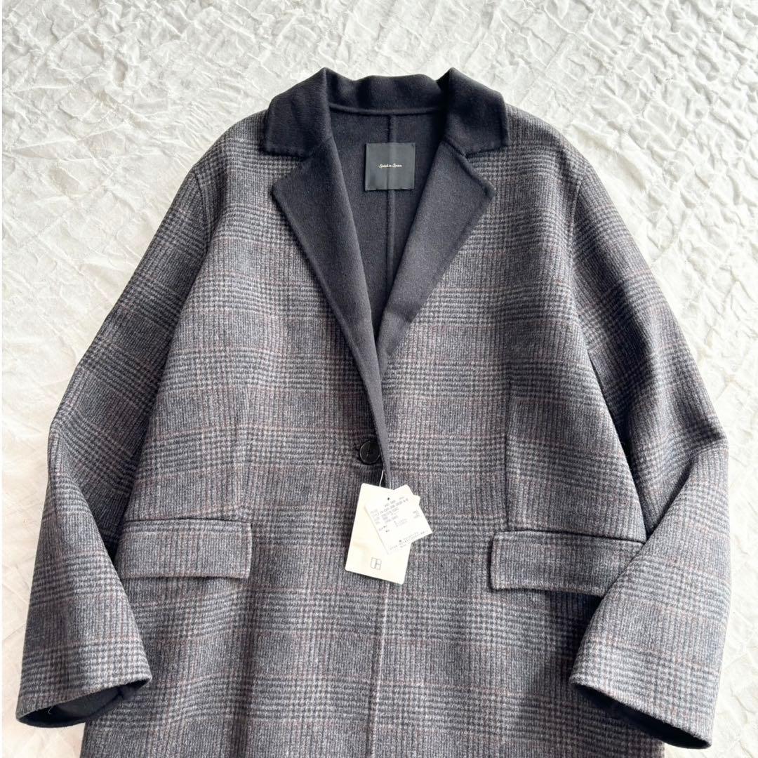 【新品未使用タグ付】 スピックアンドスパン ロングコート チェスターコート