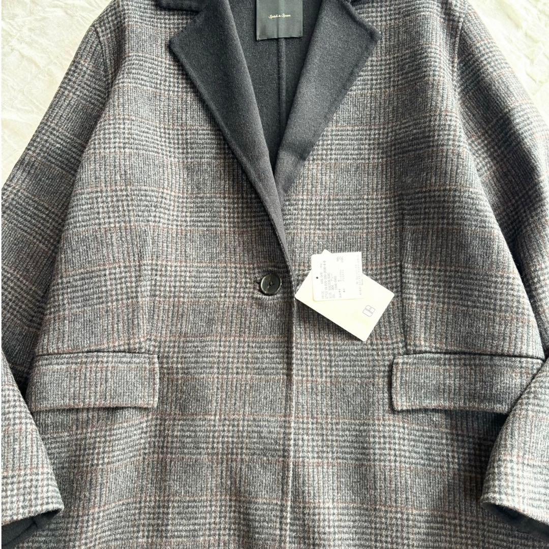 【新品未使用タグ付】 スピックアンドスパン ロングコート チェスターコート