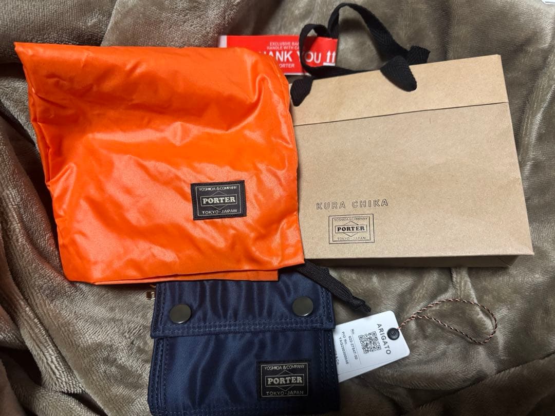 PORTER タンカー ウォレット アイアンブルー