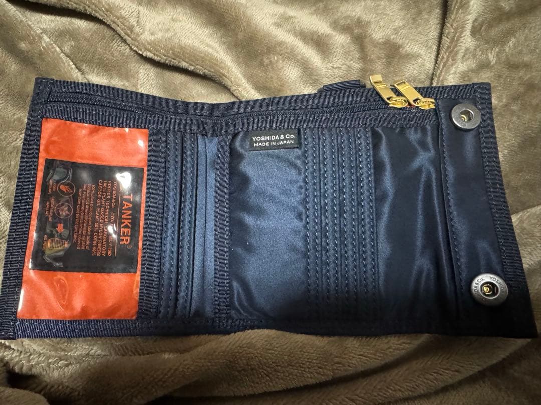 PORTER タンカー ウォレット アイアンブルー
