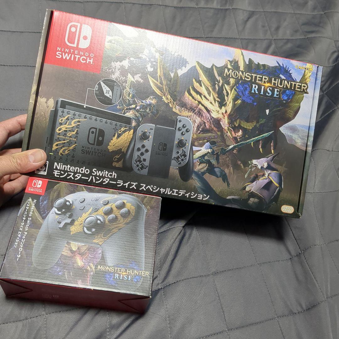 スイッチ本体＋プロコントローラー　モンハンライズ　スペシャルエディション