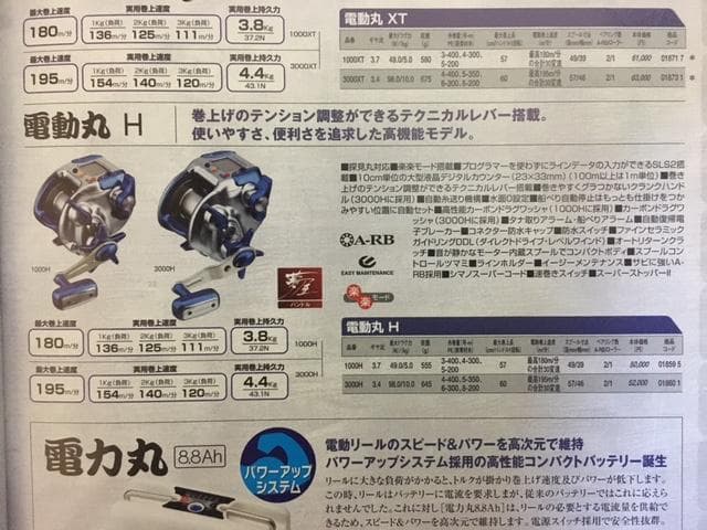 Xさま、専用！シマノ電動丸３０００H　中古品ですが程度は比較的には良好!