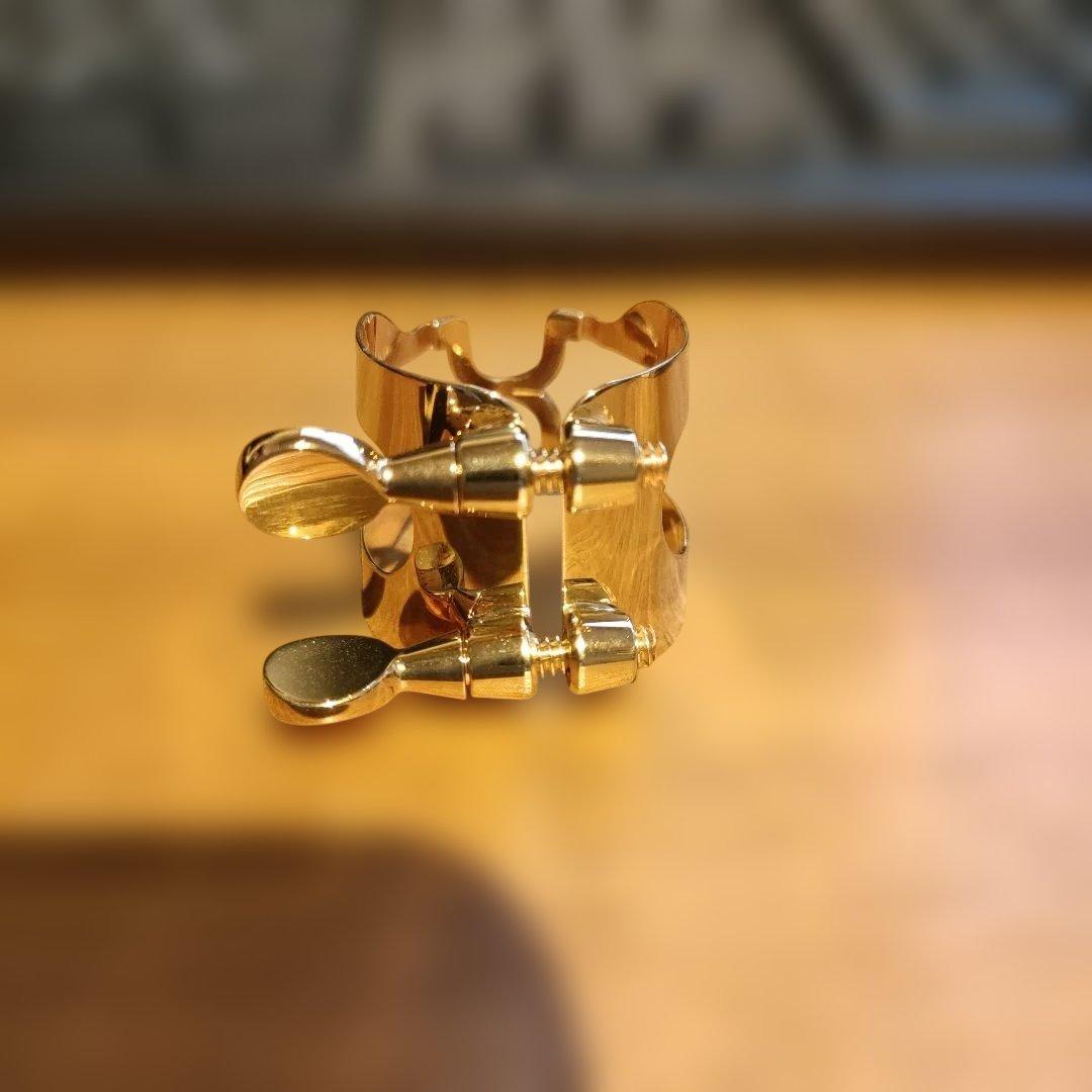 ハリソン ハーツ クラリネットリガチャー 金メッキ