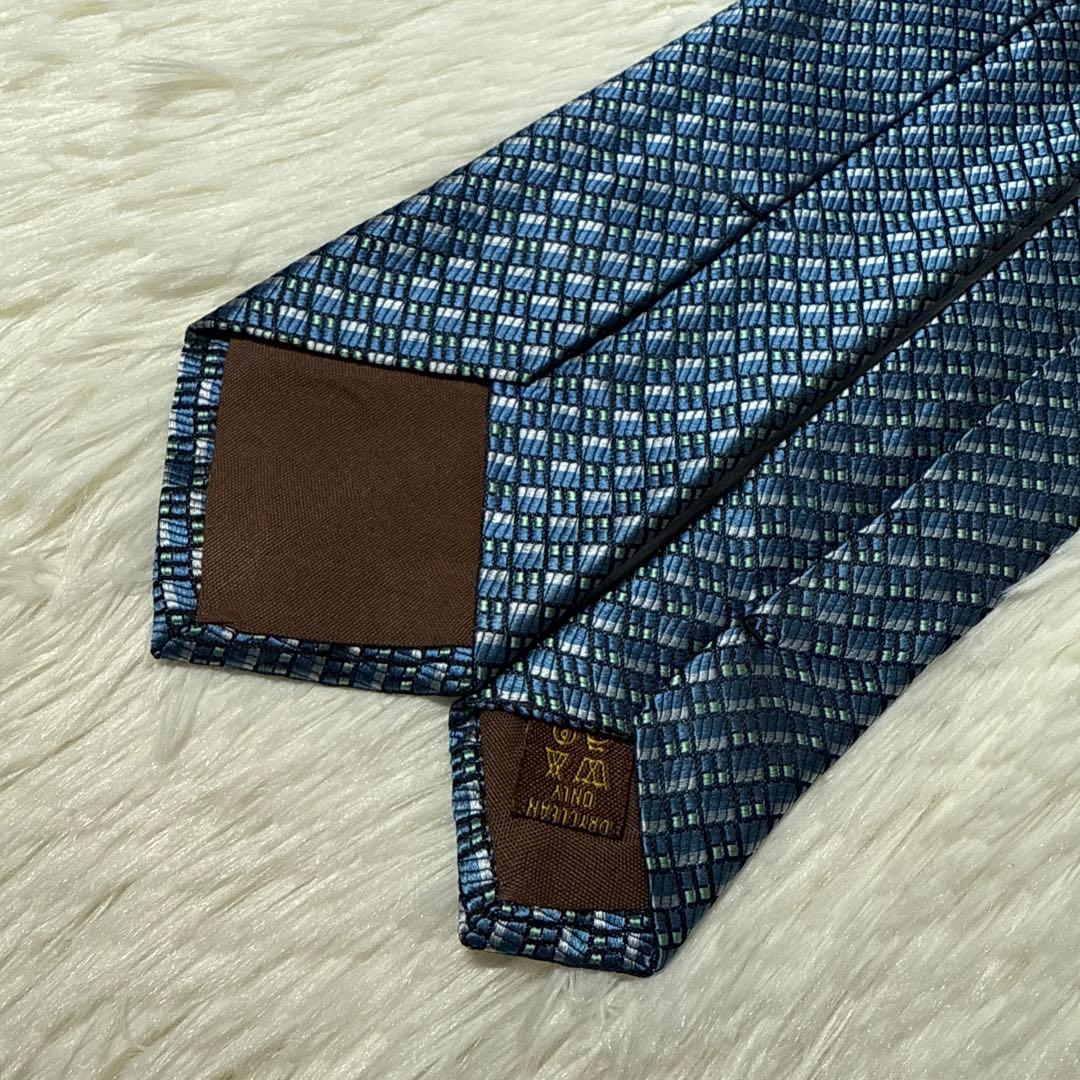 【未使用級】LOUIS VUITTON ネクタイ　高級シルク　ロゴ文字