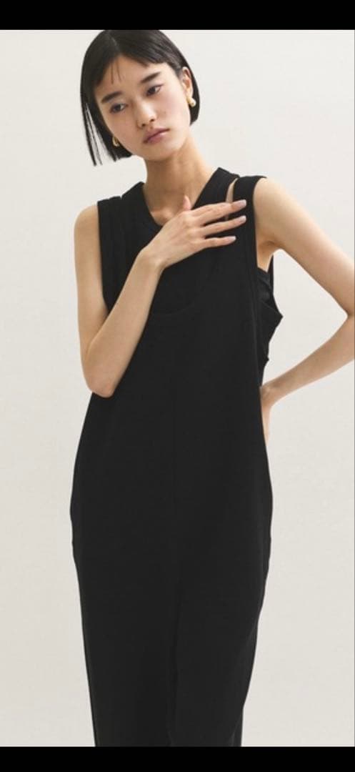 アダムエロペ Wフェイスジャージーセットロンパース ブラック