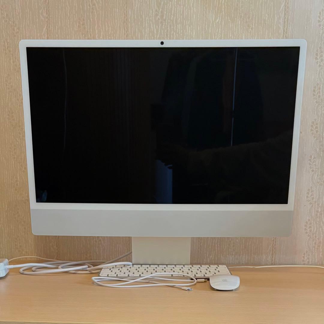 Apple iMac 2024 M4 16GB 本体　シルバー