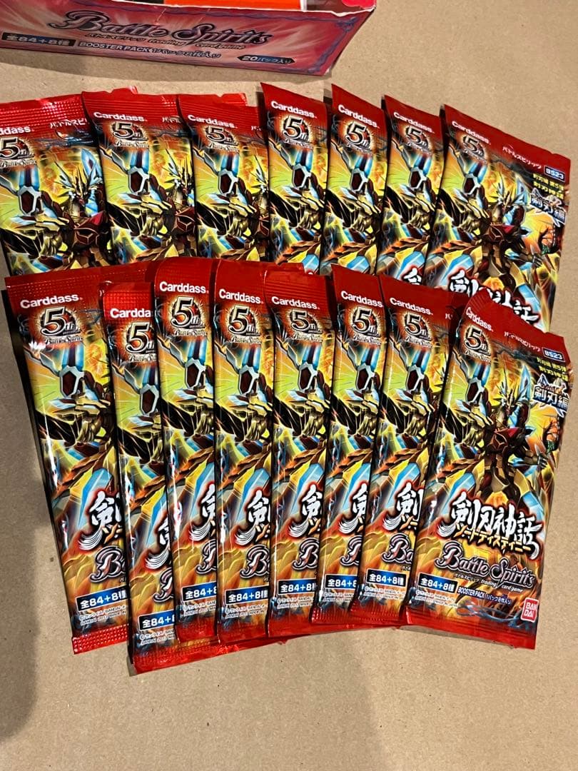 バトルスピリッツ 新品未開封 剣刃編 剣刃神話 15パック