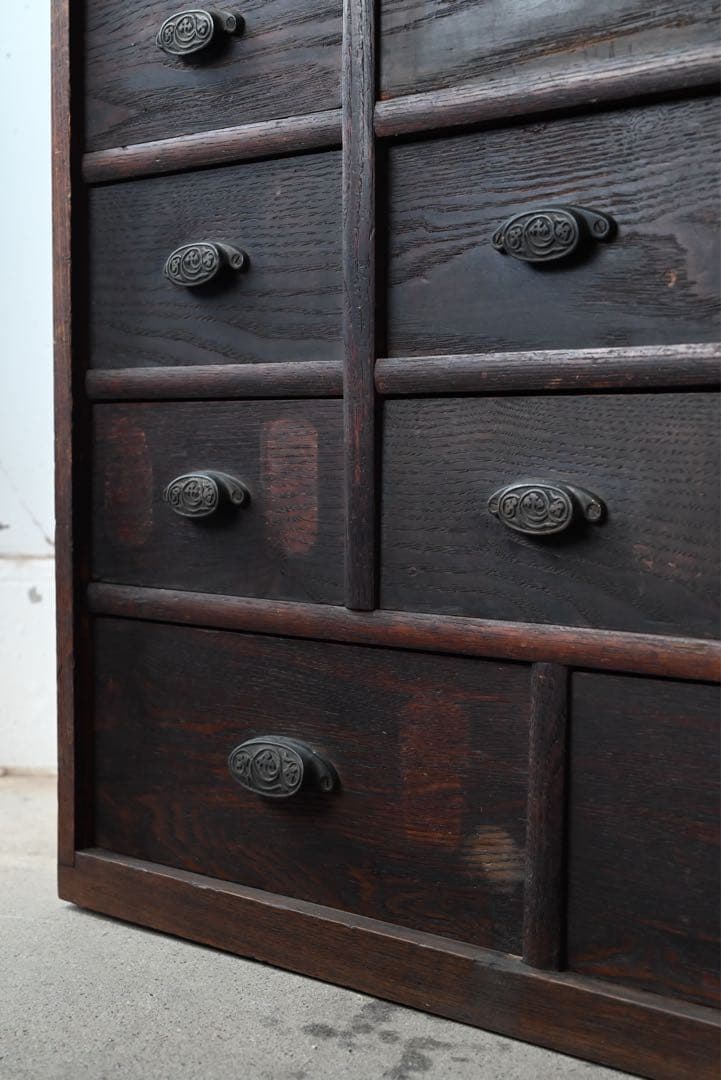 ③ 店舗什器 引出 古家具 古道具 古美術 骨董 アンティーク 箪笥 抽斗