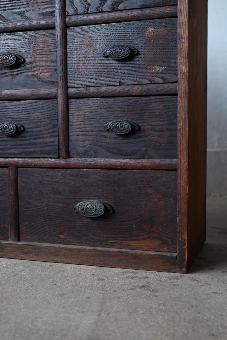 ③ 店舗什器 引出 古家具 古道具 古美術 骨董 アンティーク 箪笥 抽斗