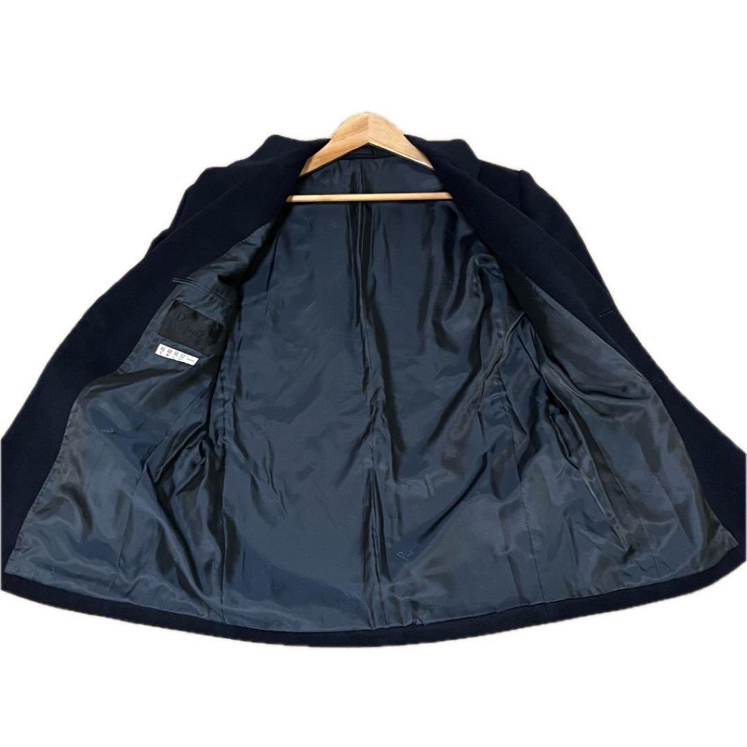 ✨美品✨PAPAS パパス アンゴラ60% ウール スーツ ネイビー 希少 秋冬