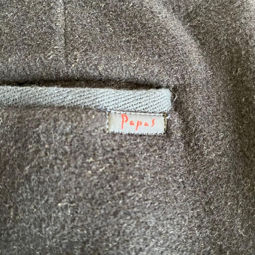✨美品✨PAPAS パパス アンゴラ60% ウール スーツ ネイビー 希少 秋冬