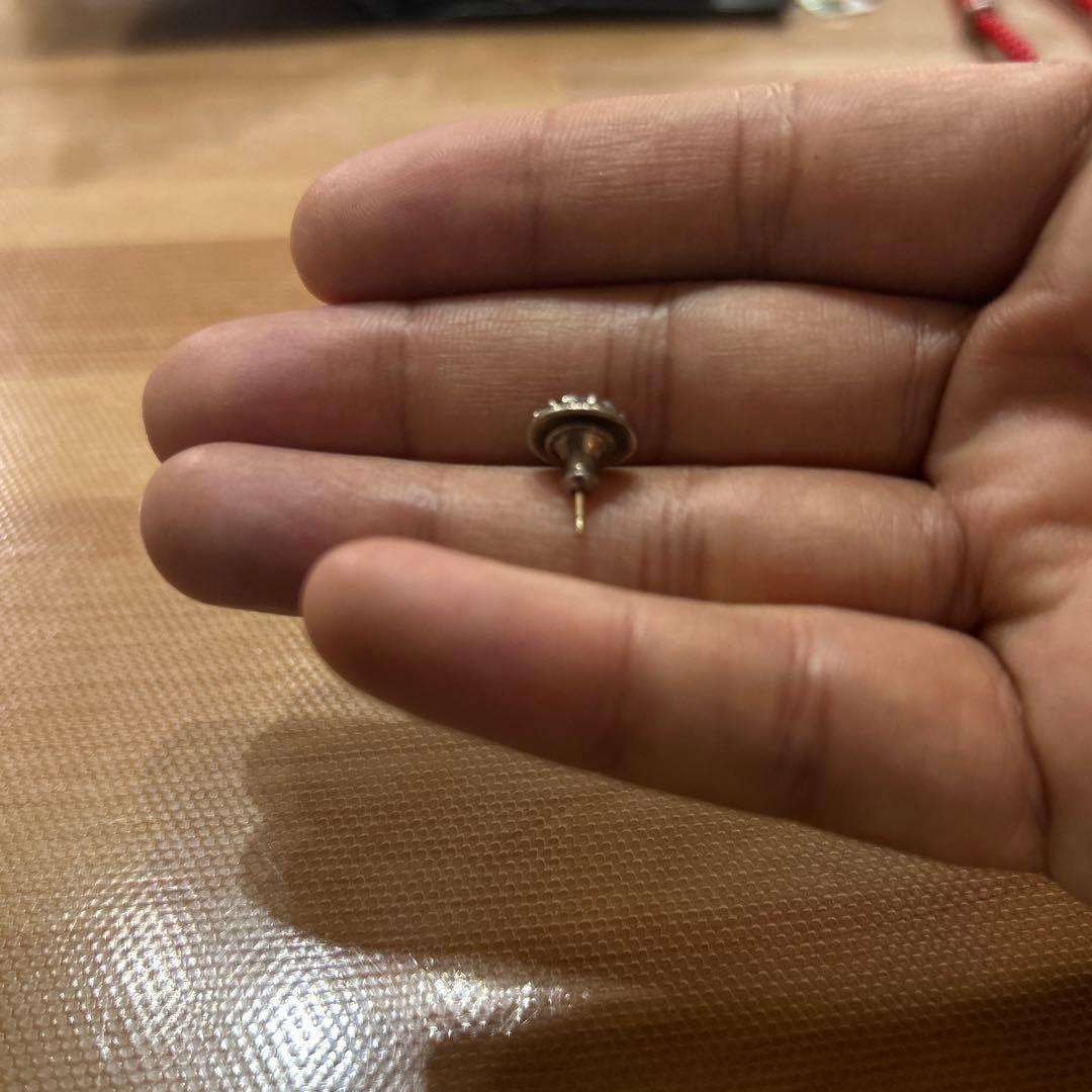 CHROME HEARTS CROSS BALL ピアス