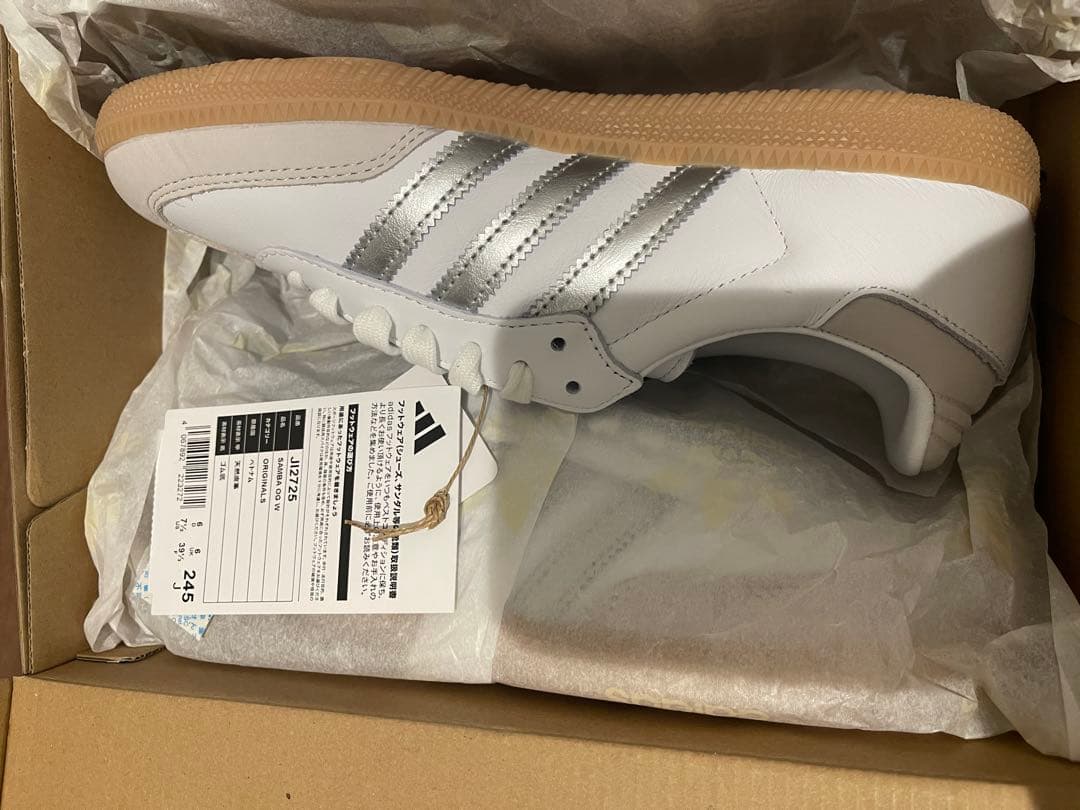 Adidas サンバOG ホワイト シルバー