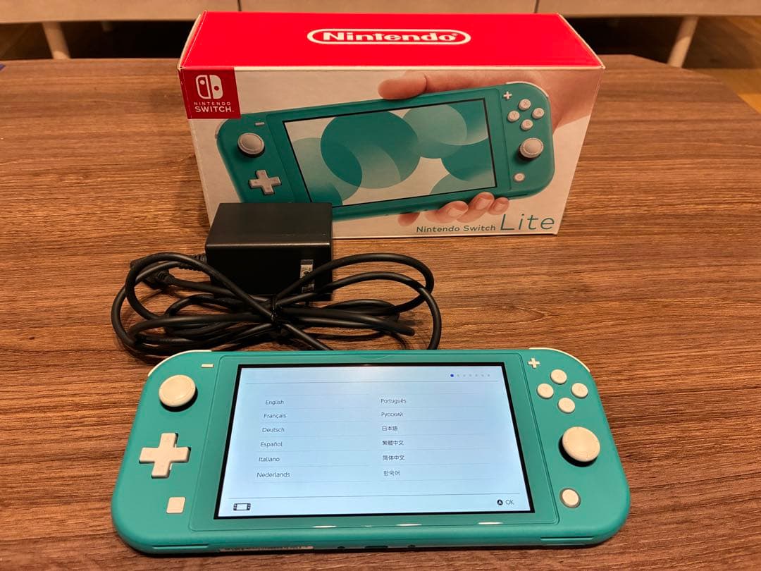 Nintendo Switch Lite ターコイズ 箱 ACアダプター付き