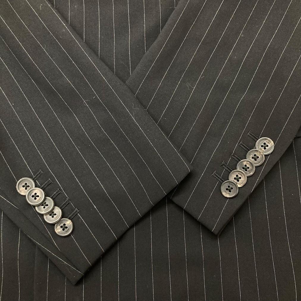 GUCCI グッチ ダブル スーツ セットアップ ストライプ ブラック