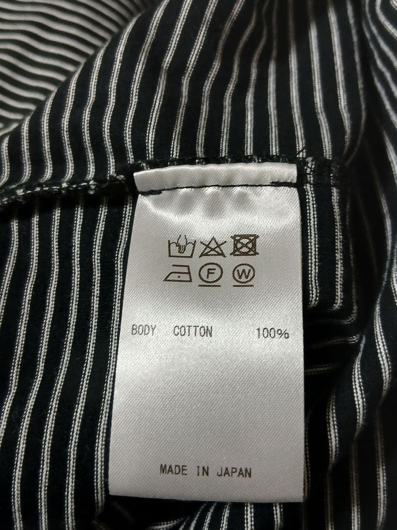 完売　CLESSTE クレスト 半袖ボーダーシャツ size.F　黒白