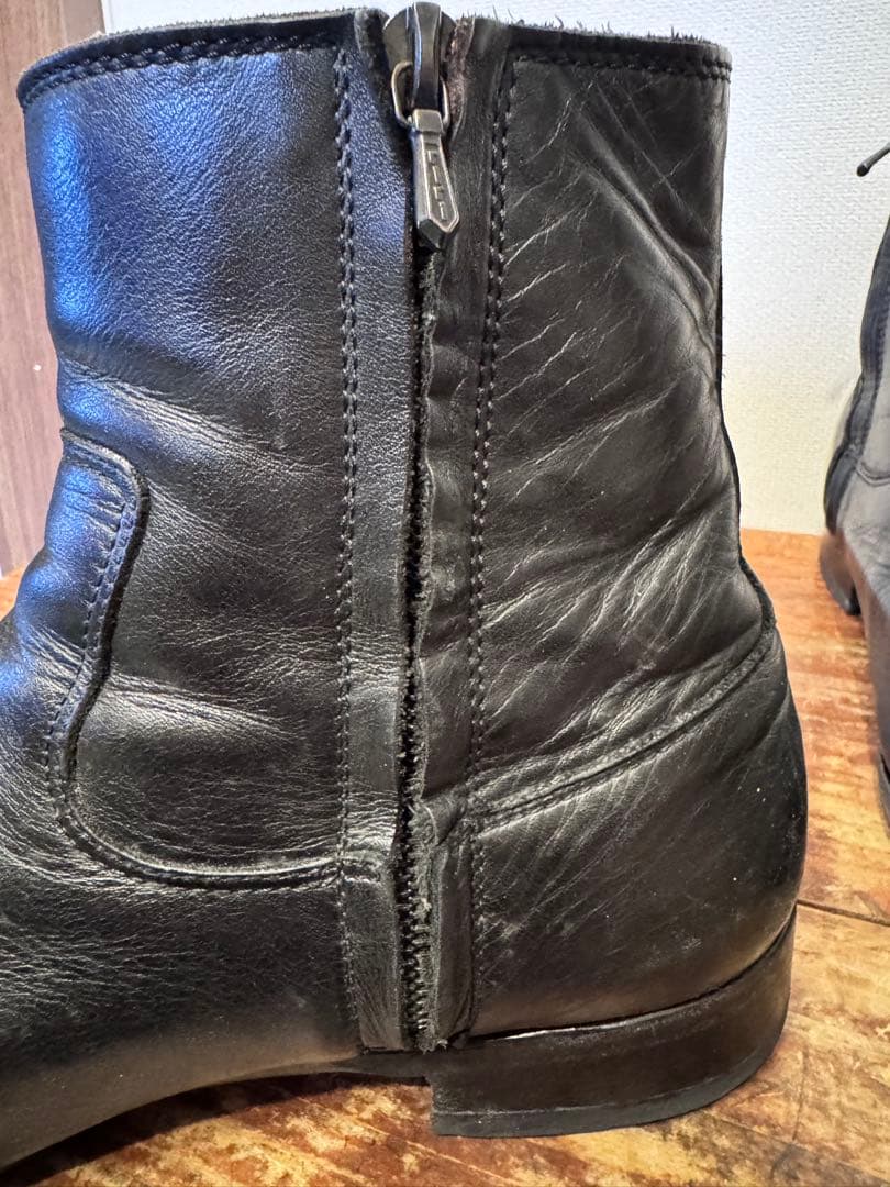 RUDE GALLERY ルードギャラリー サイドジップ ブーツ ブラック