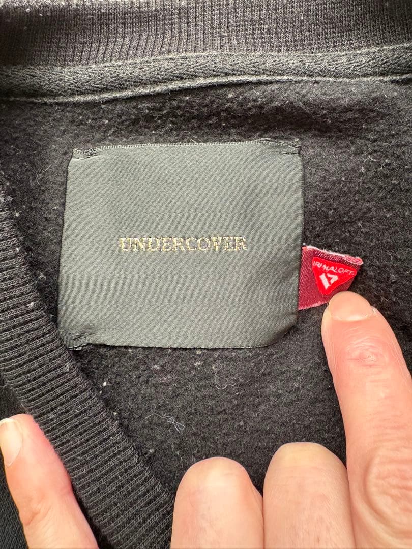 UNDERCOVER アンダーカバー　薔薇　ハンド 刺繍裏起毛スウェット