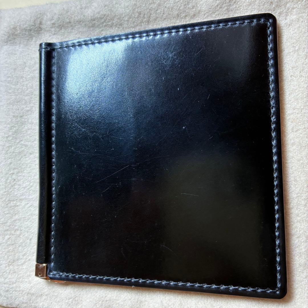 ガンゾ シェルコードバン マネークリップ