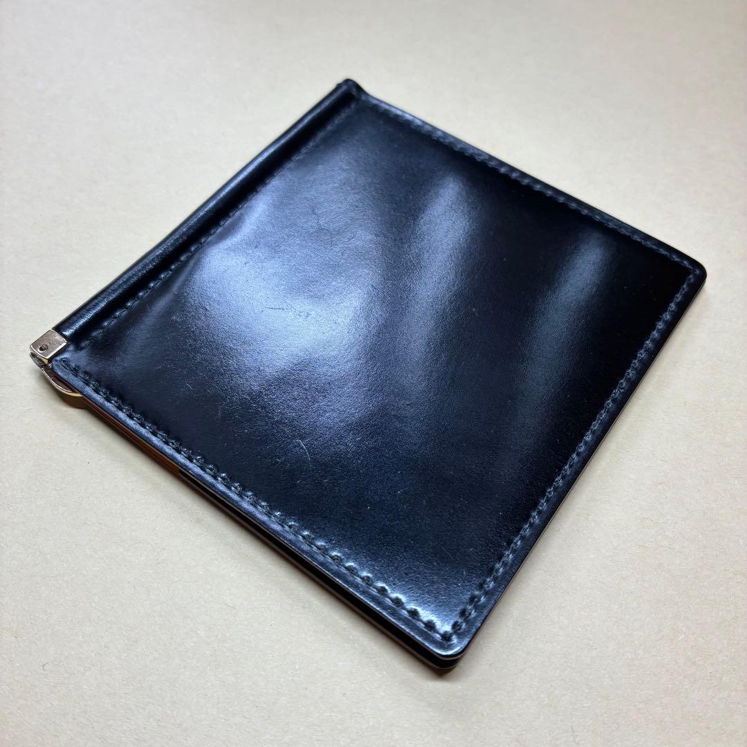 ガンゾ シェルコードバン マネークリップ